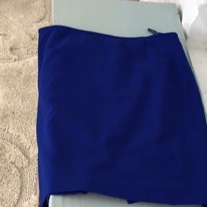 Arthur Levine Tahari royal blue lined skirt